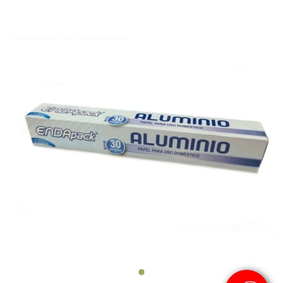 Papel aluminio 30 mts