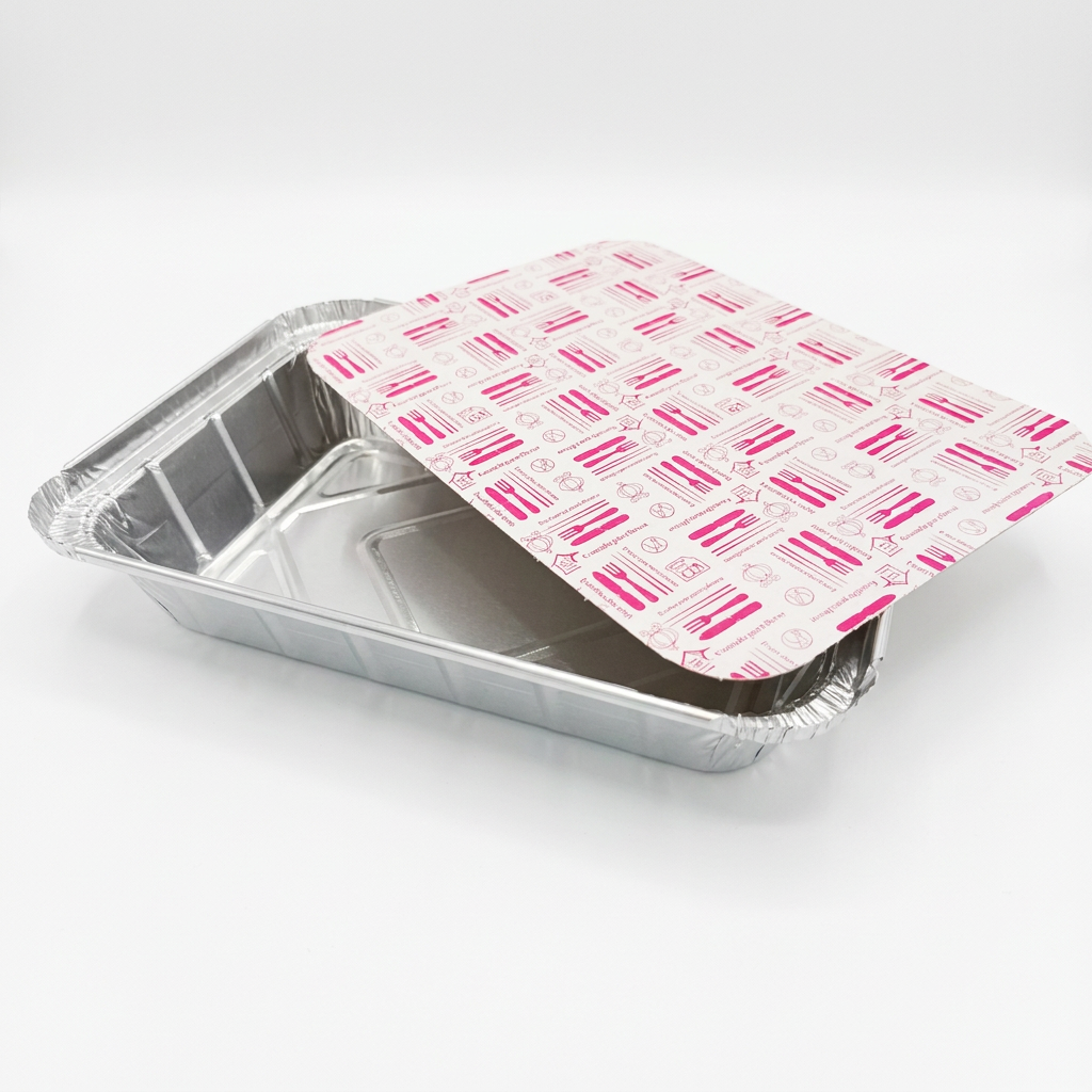 Bandeja aluminio 5890 con tapa