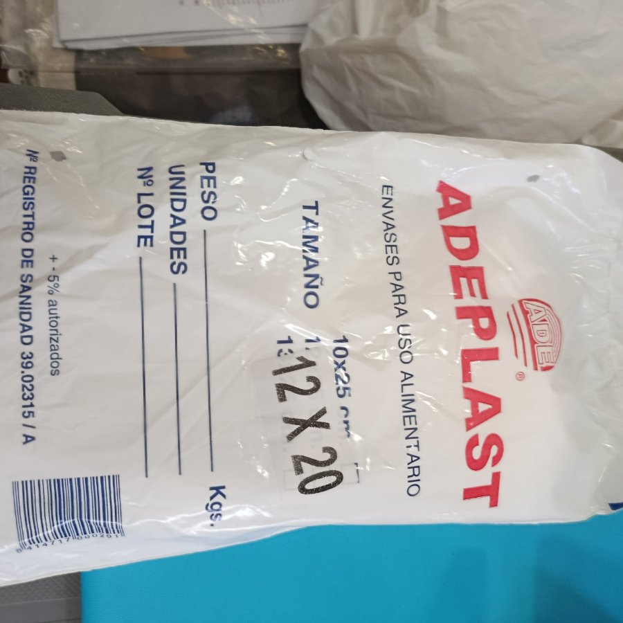 bolsa transparente 12x20 — otra vista