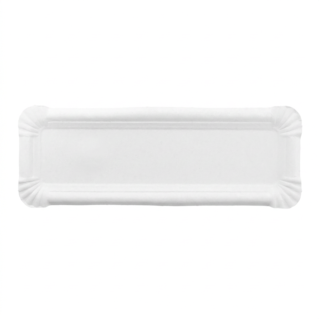 Bandeja cartón 10x36 blanca brazo gitano