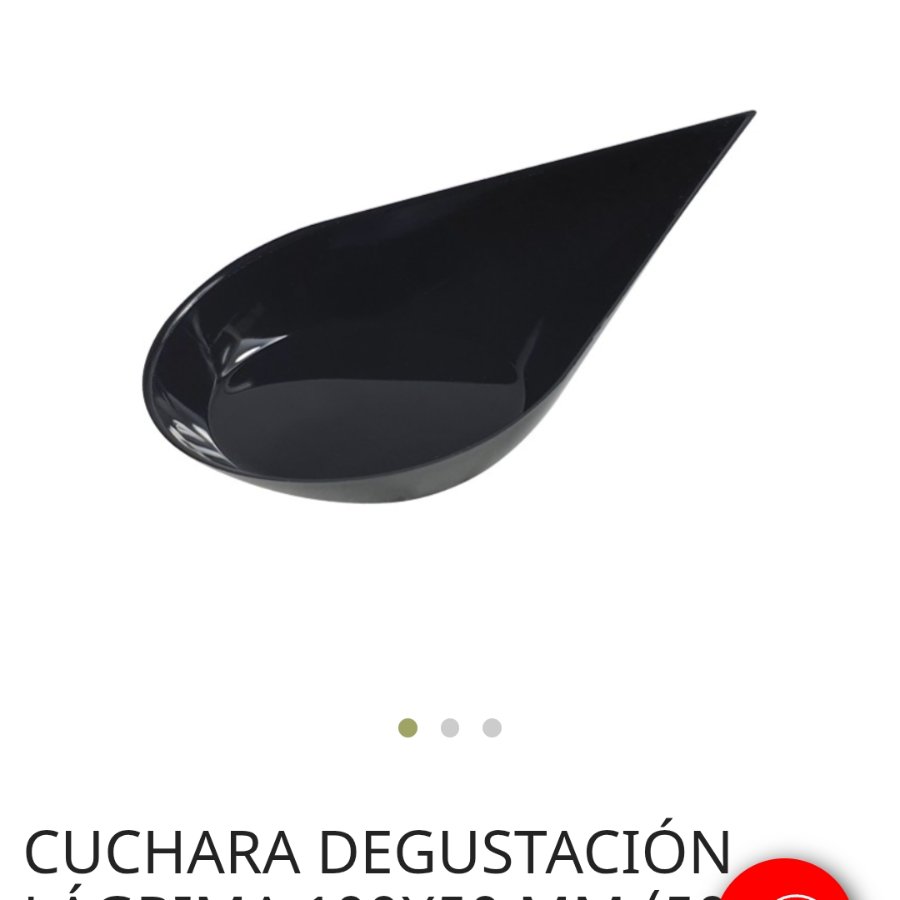 cuchara lágrima — otra vista