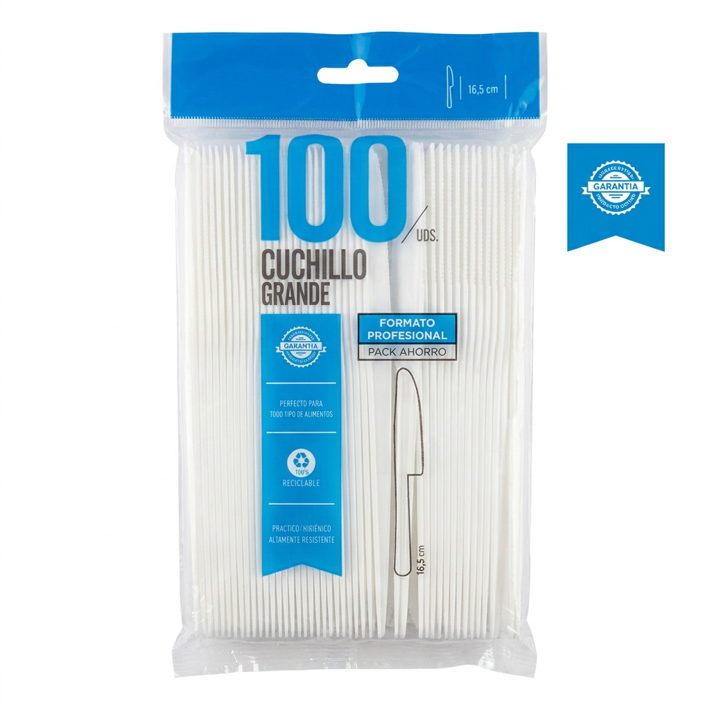 Cuchillo estándar, paquete de 100 unidades — Plastiahorro