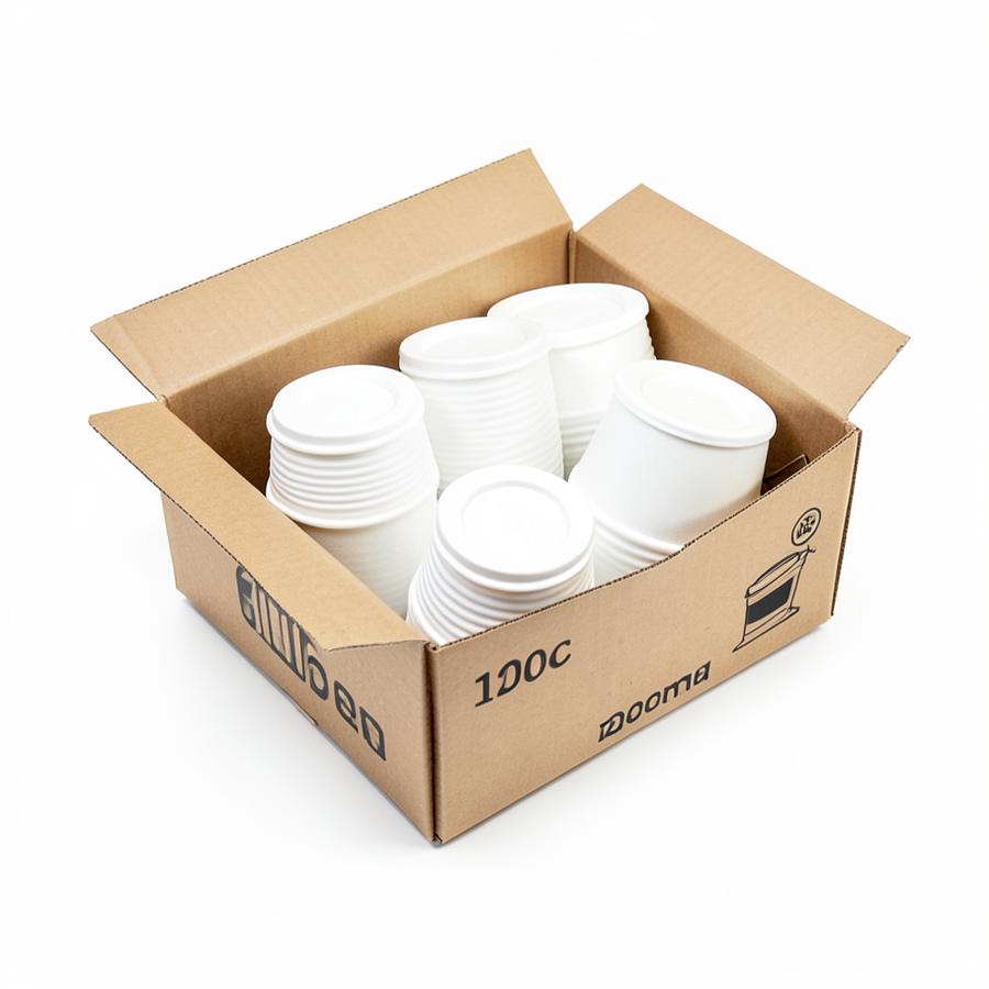 Caja vaso cartón 120cc