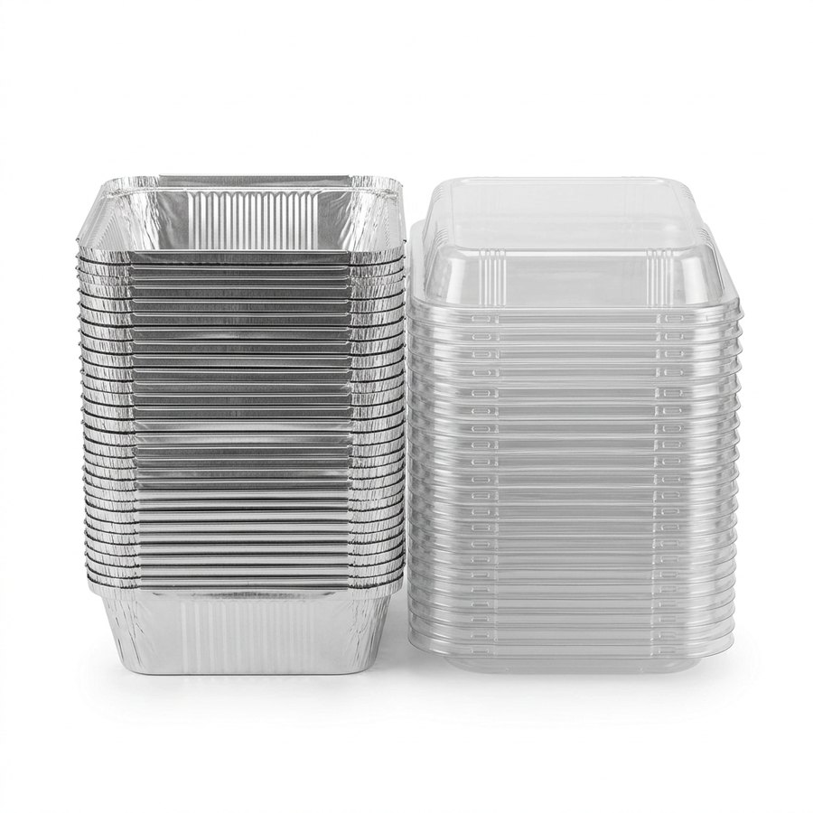 Bandeja aluminio/tapa 52400 caja de 400 unidades