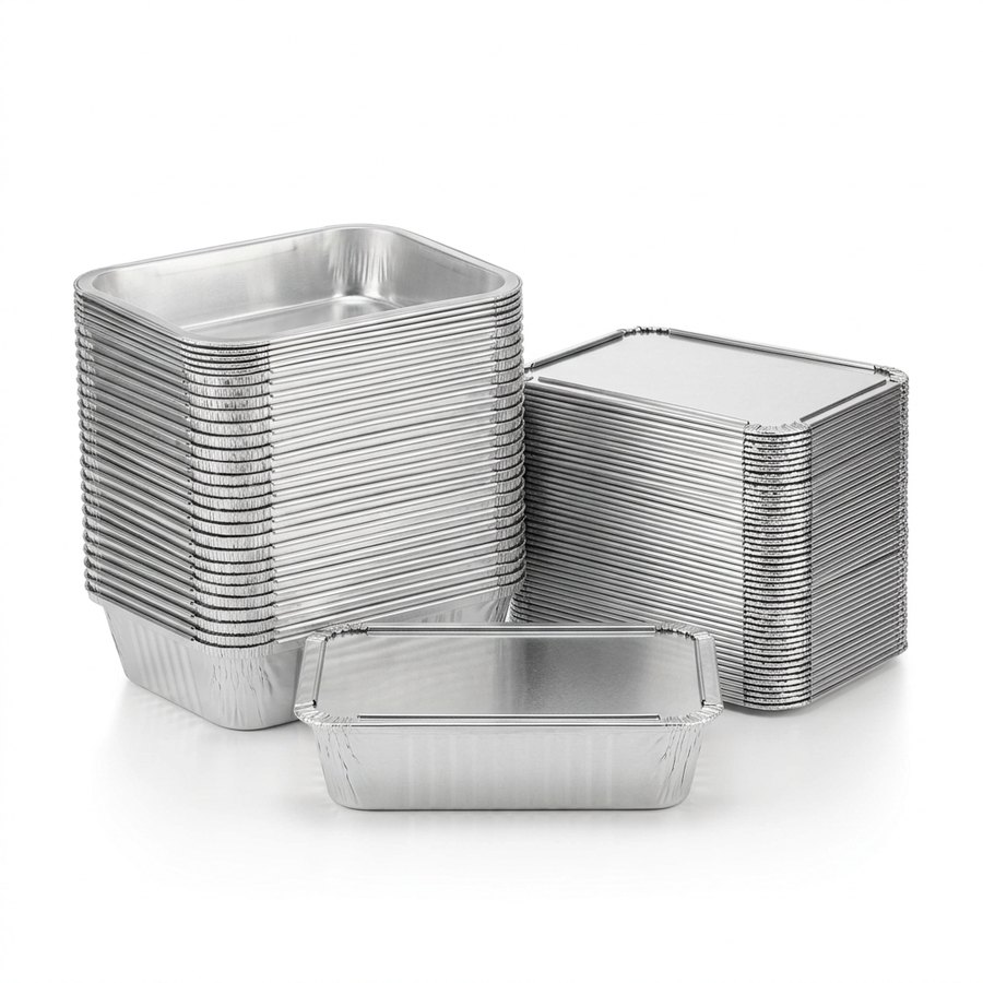 Bandeja aluminio 51500 paquete de 25 unidades + tapa