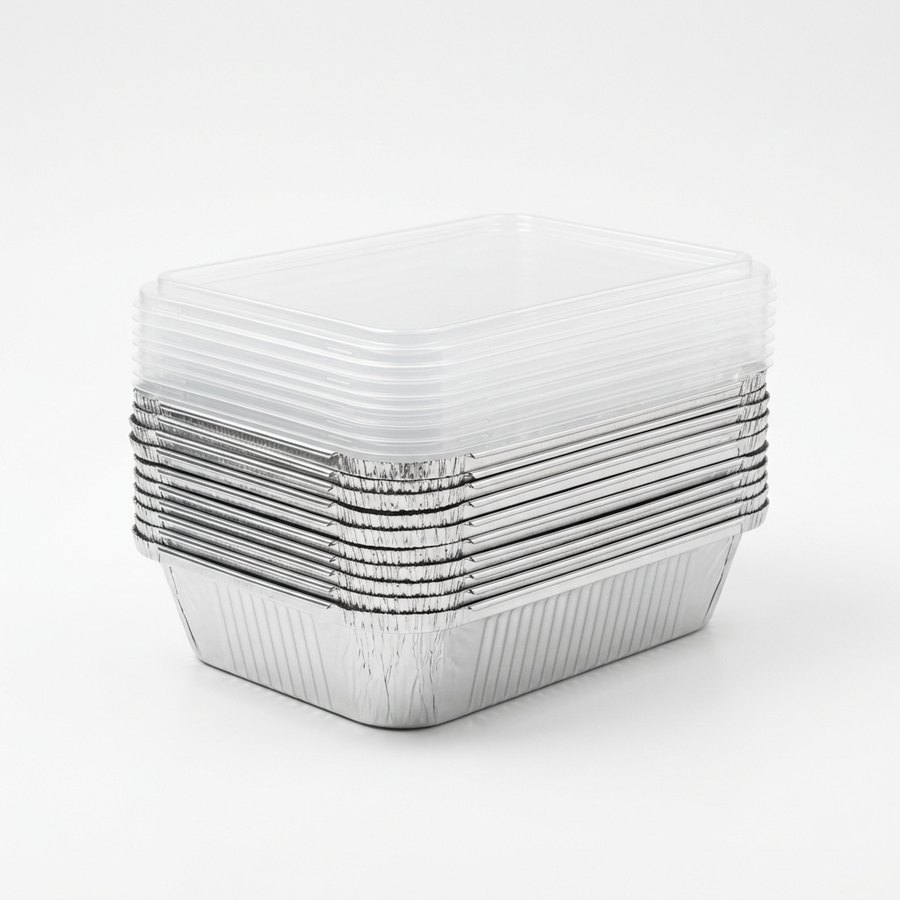 Bandeja aluminio 5475 caja + tapa caja de 1200 unidades
