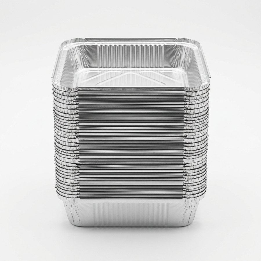 Bandeja aluminio 5590 paquete de 100 unidades sin tapa
