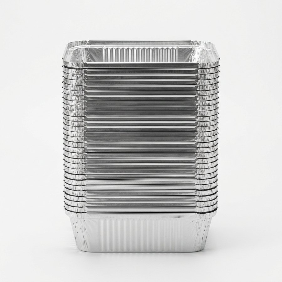 Bandeja aluminio 5890 paquete de 100 unidades sin tapa
