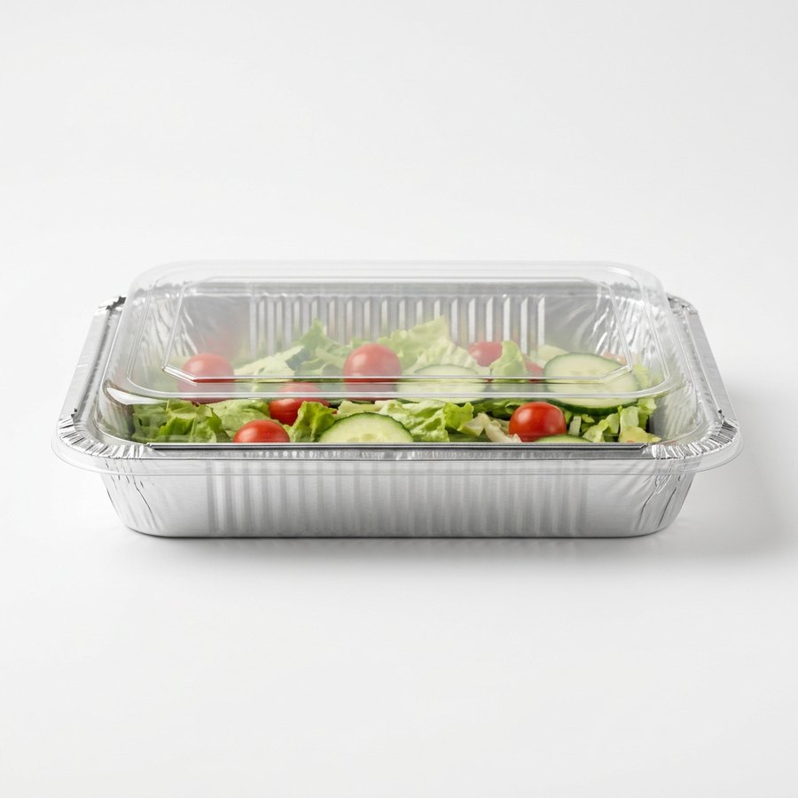 Bandeja aluminio 5890 caja/con tapas caja de 800 unidades