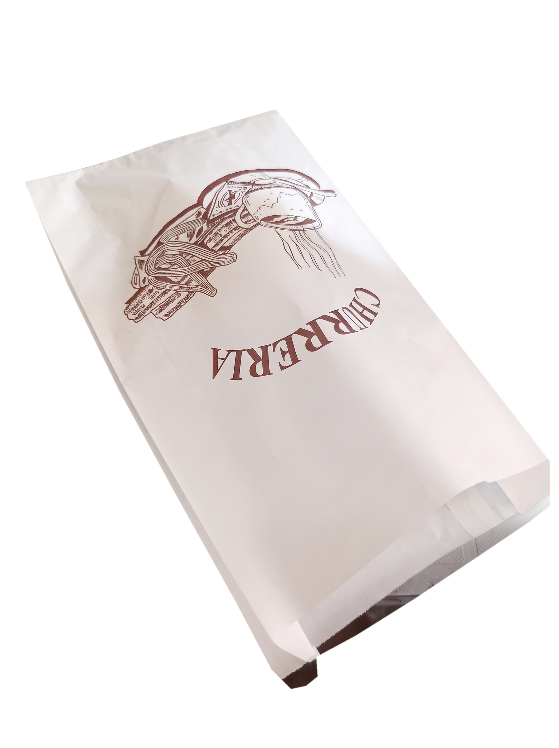 Bolsa antigrasa churros, papel antigrasa, paquete de 125 unidades — Plastiahorro