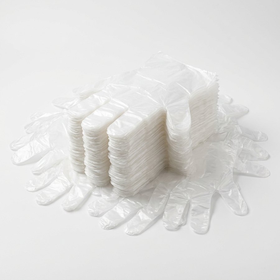 Guantes plástico un solo uso 10.paquete de 0 unidades