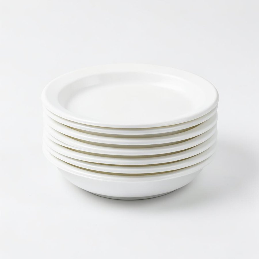Plato 14 cm postre paquete de 100 unidades