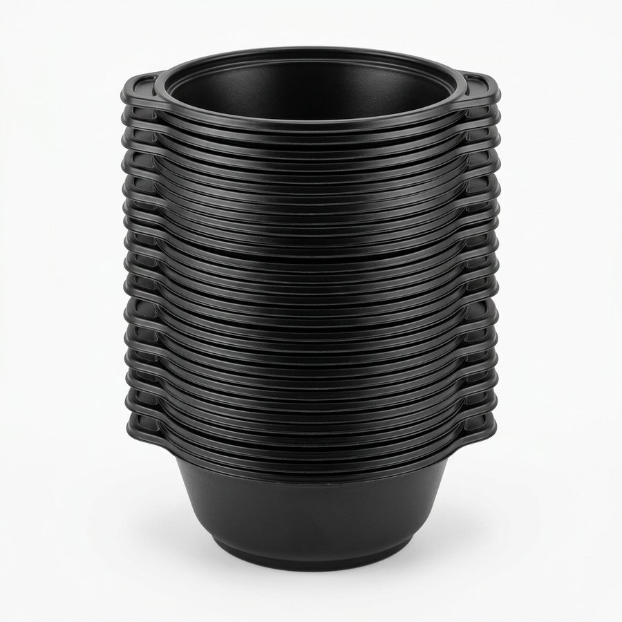 Bol asa negro (paquete de 50 unidades)