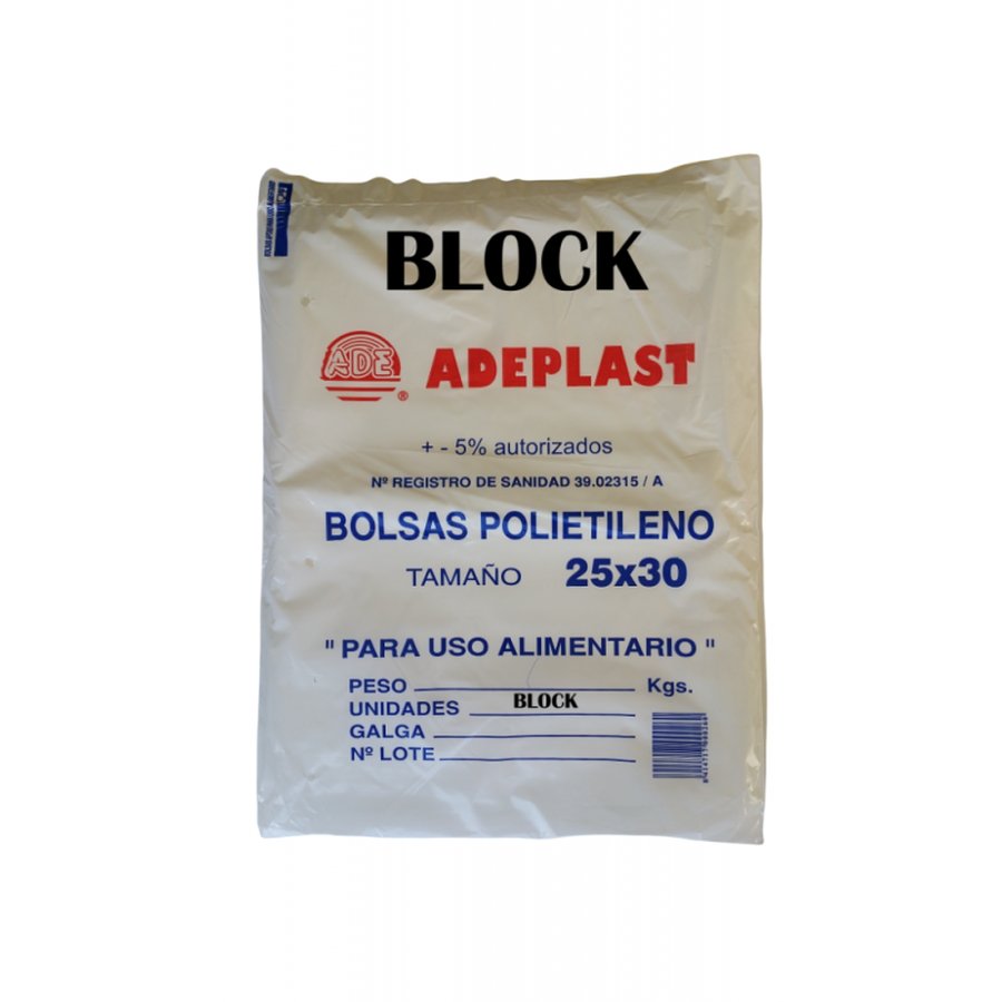 Bolsa millar block 25x30