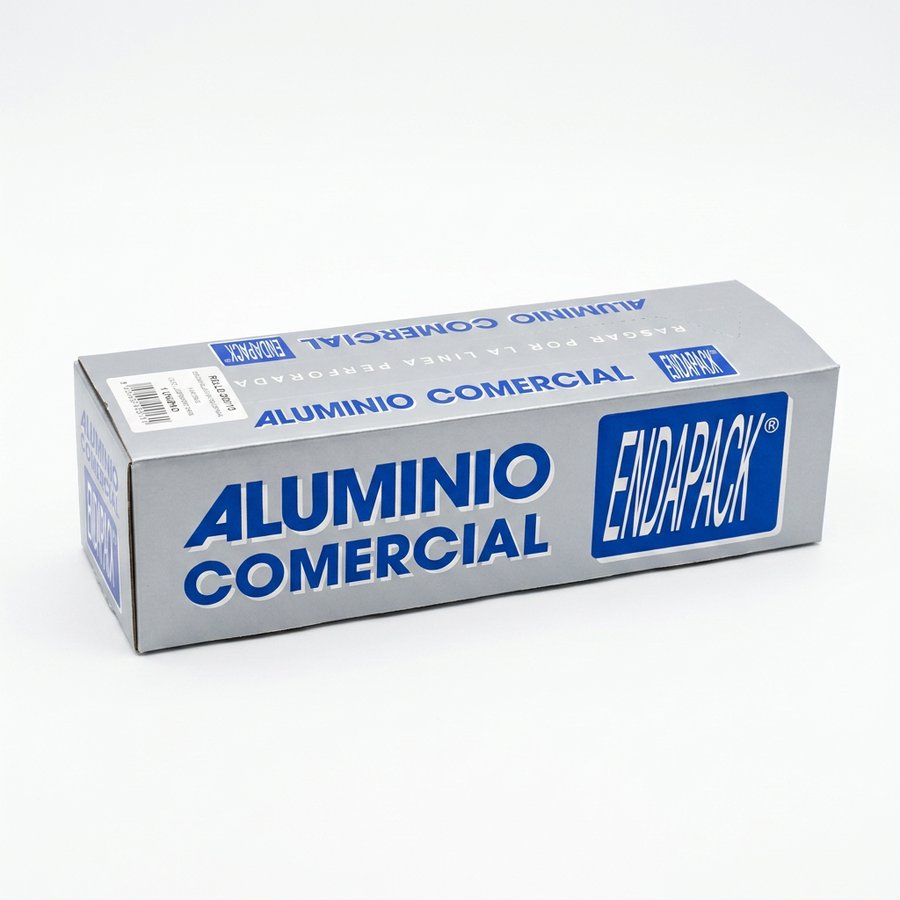 Papel aluminio 13 micras azul