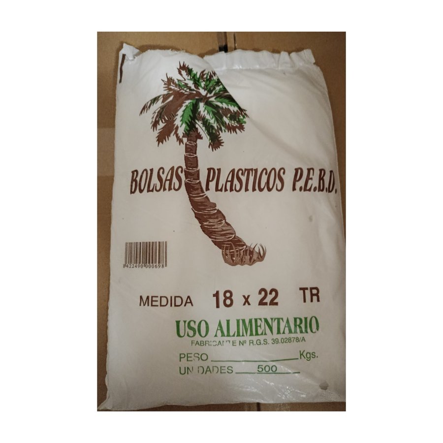 Bolsa transparente 18x22