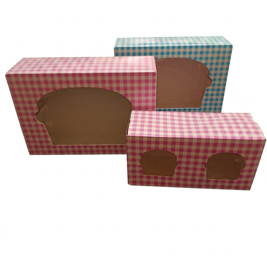 Caja cup cakes 1 orificio (unidad)