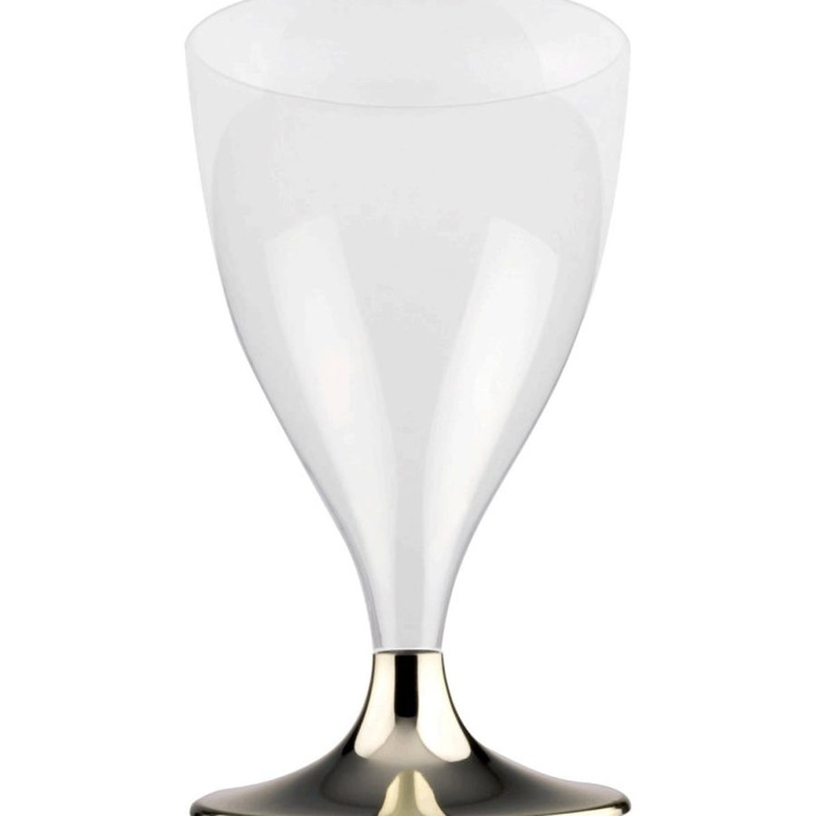 Copa pie dorado