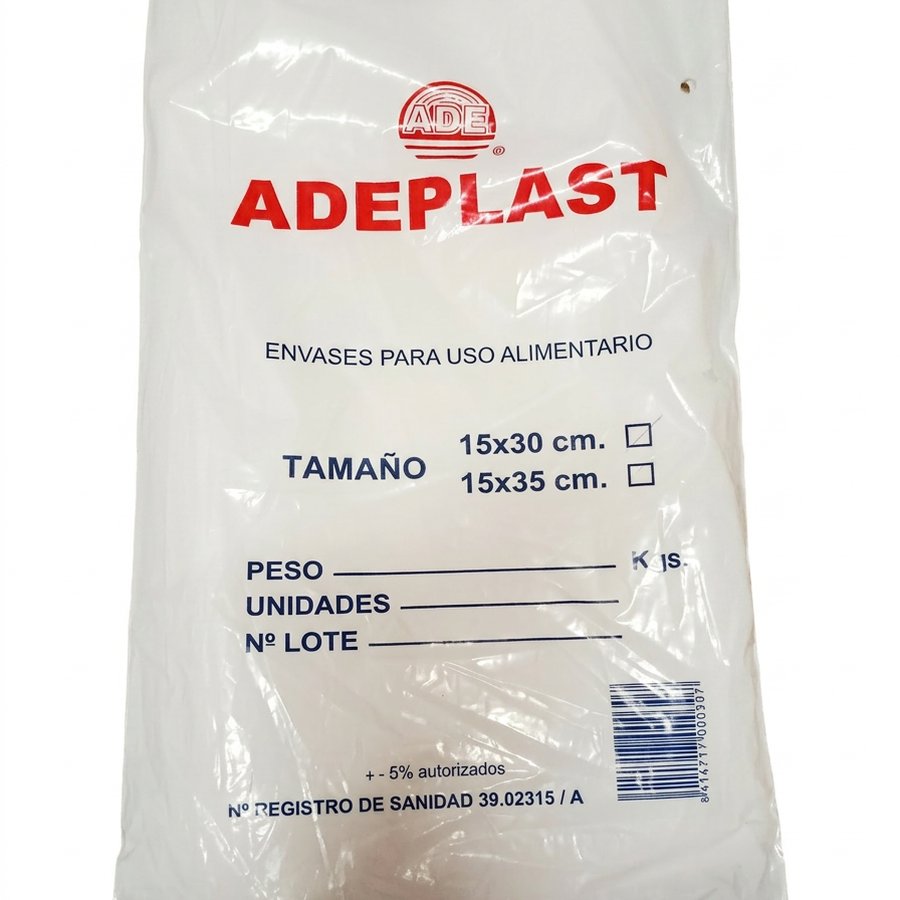 Bolsa transparente 15x30