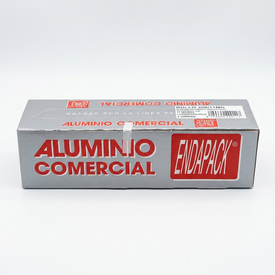 Papel aluminio 11 micras rojo