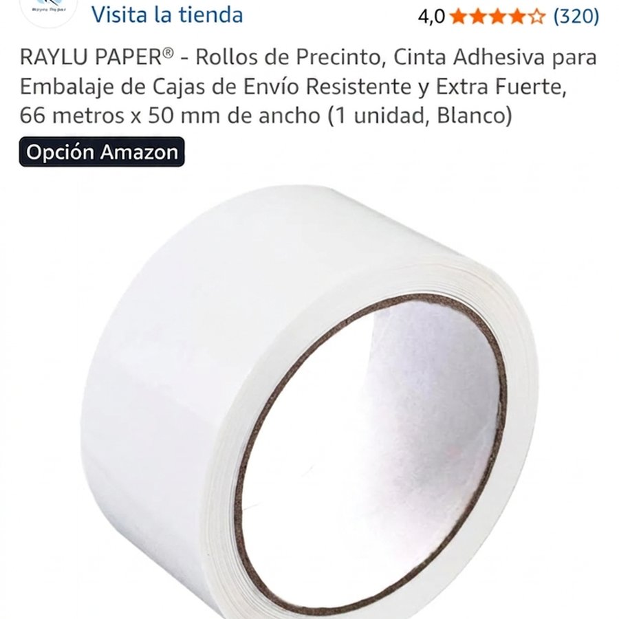 Precinto blanco 130mt x 50mm