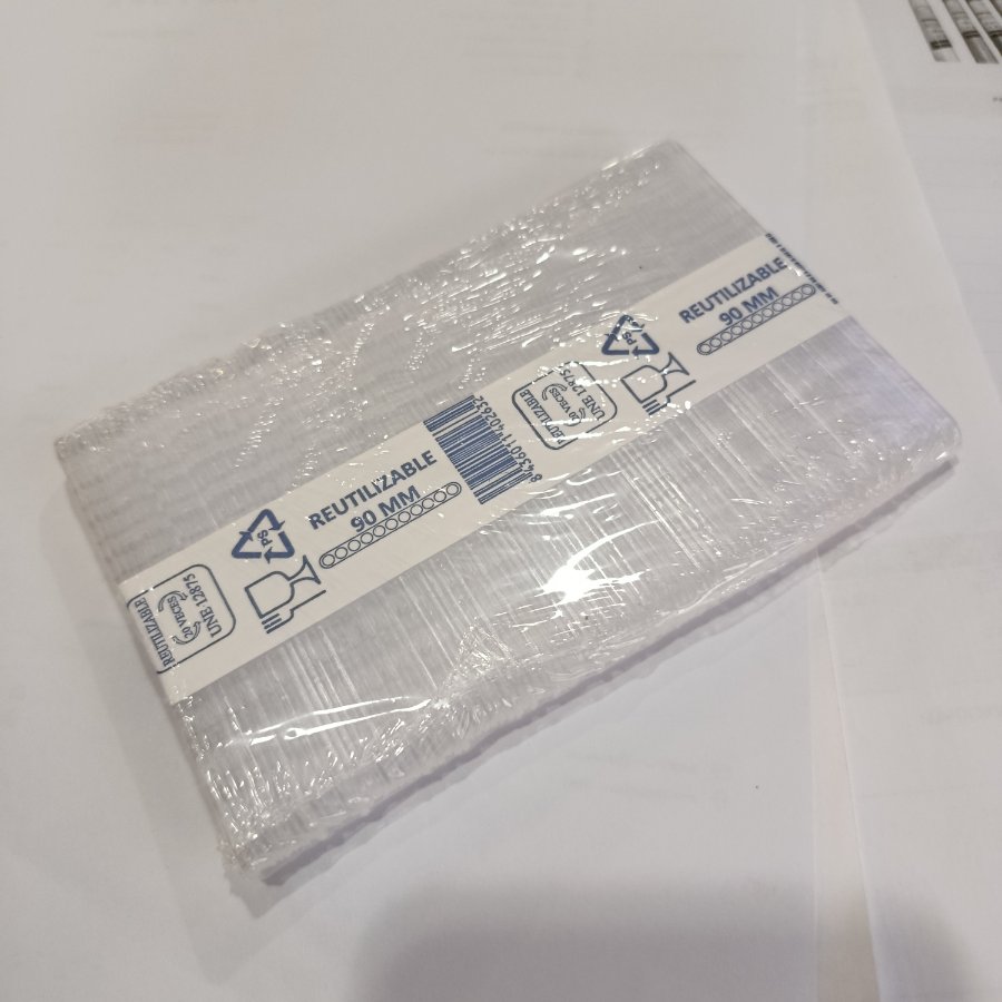 Paletina de plástico vending 90 mm — otra vista