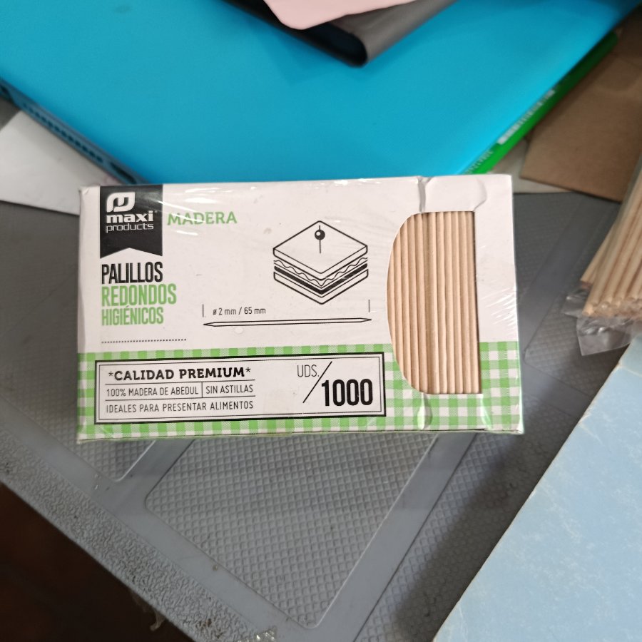 palillos mondadientes 65 mm — otra vista