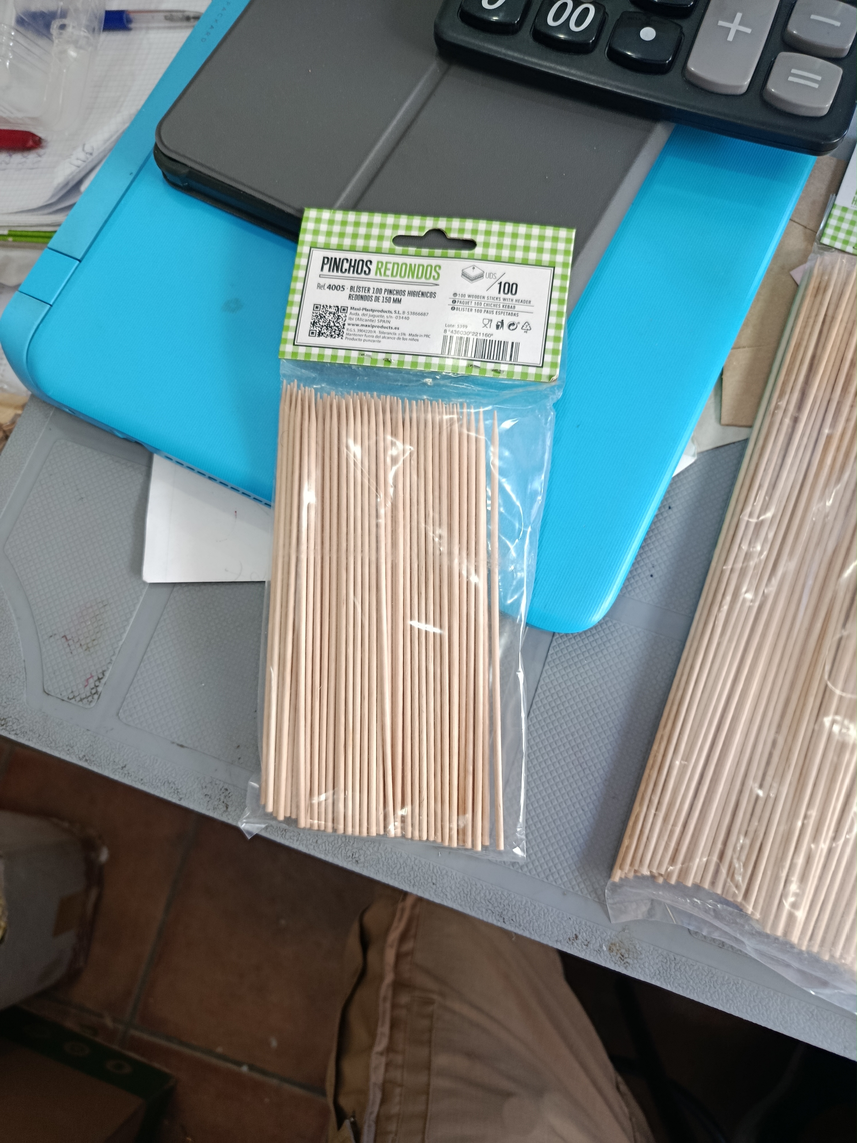 Pincho brocheta 15 cm — otra vista