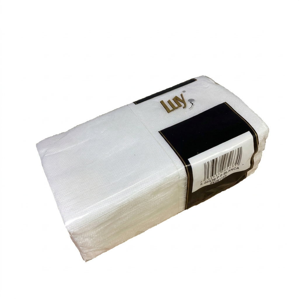 Servilleta 20x20 blanca caja caja de 3000 unidades