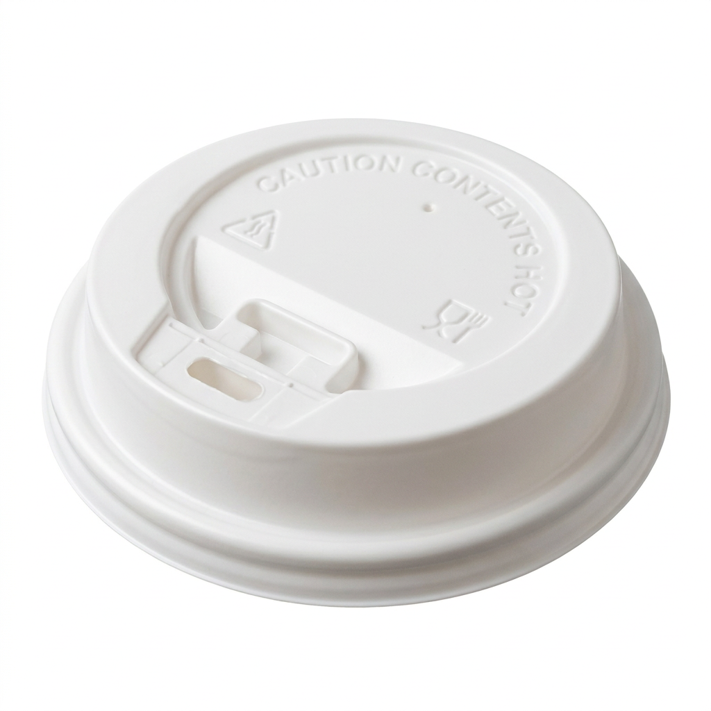 tapa vaso carton 250 cc, paquete de 50 unidades — Plastiahorro