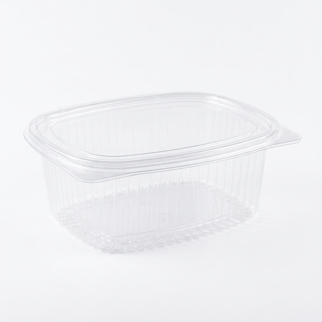 tarrina bisagra 1500cc, paquete de 50 unidades — Plastiahorro