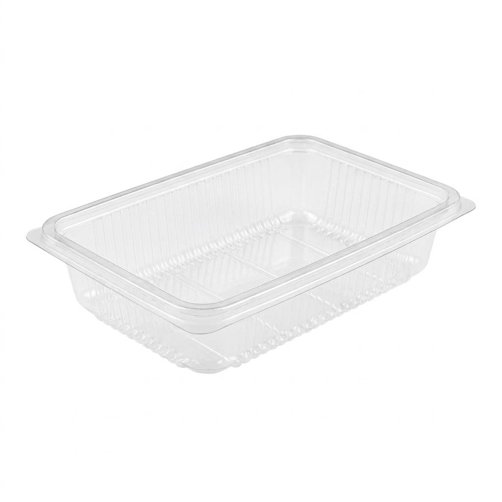 tarrina bisagra h40 pequeña, paquete de 50 unidades — Plastiahorro